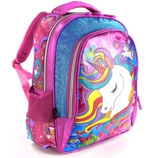 Mochila Escolar Infantil Unisex Unicórnio bolsa