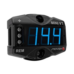 Voltimetro Compacto Stetsom Mini Vt Digital 12v 24v Led Azul