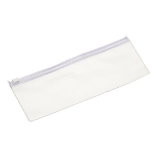 Kit 50 Unidades Estojo Zip Zap Plástico Transparente