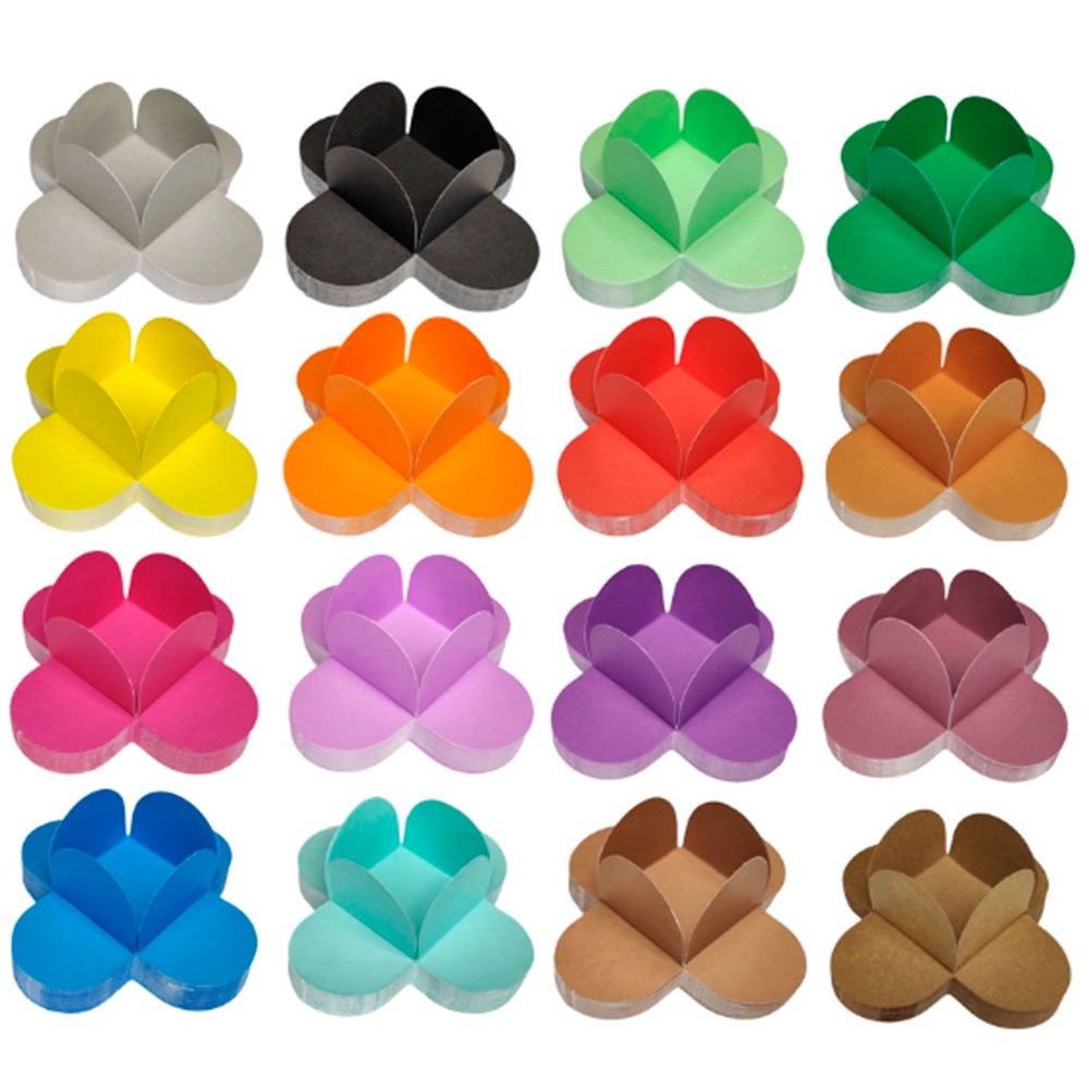 Forminhas 4 Pétalas Brigadeiros Doces Finos Festa Casamento Debutante Aniversário Batizado Noivado em Oferta na Shopee