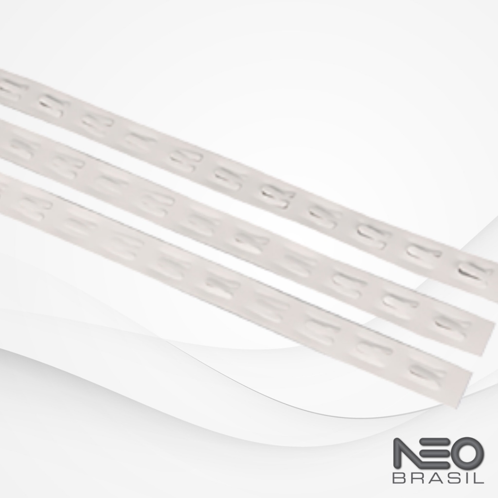 30 un Clip Strip Branco Fita Cross para Ponto de Venda Gancho sem impressão 12 posições em Oferta na Shopee