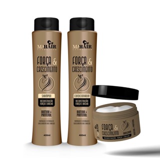 Kit Capilar Força E Crescimento Mahair Com 3 Itens em Oferta na Shopee