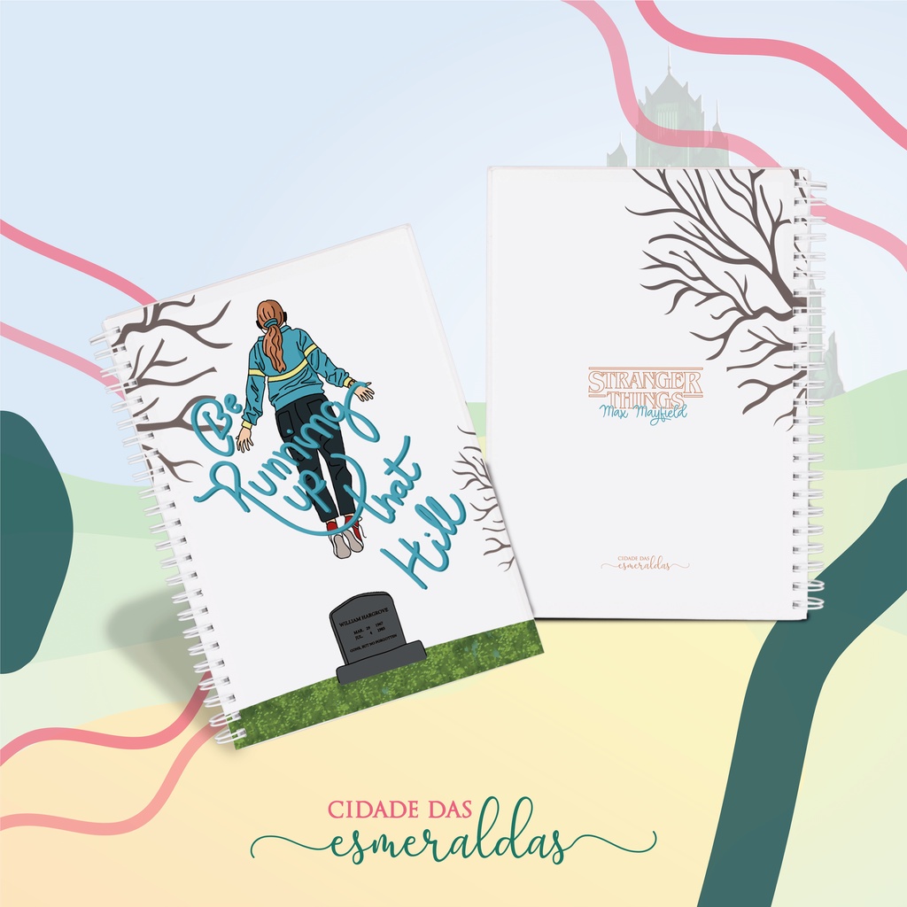 Caderno Ilustrado | Stranger Things - Max levitando