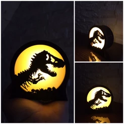 Luminária Jurassic Park - World