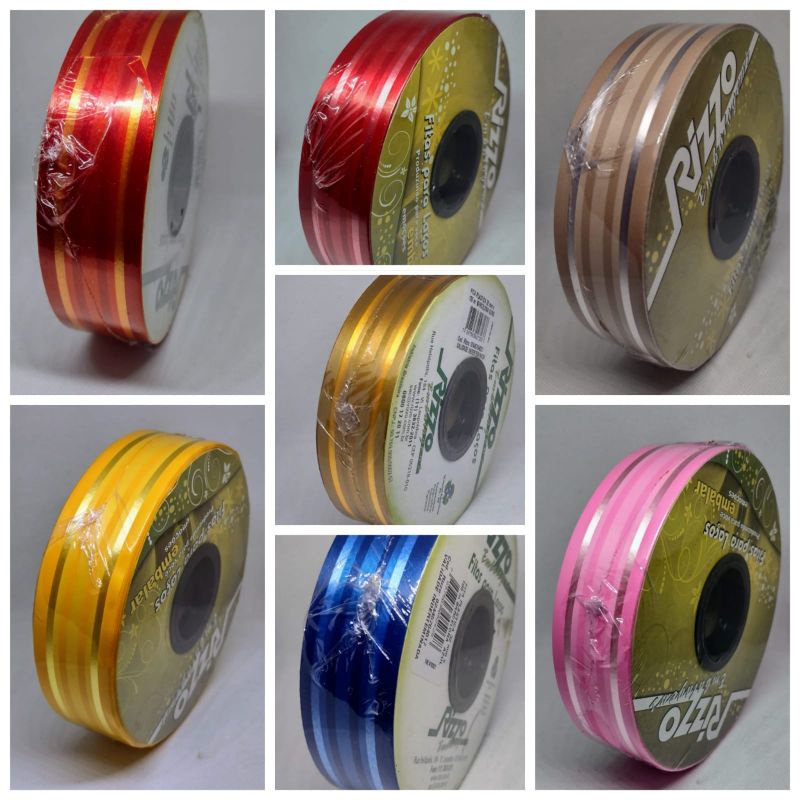 Fita plástica decorada 3D 32mmx100metros em Oferta na Shopee