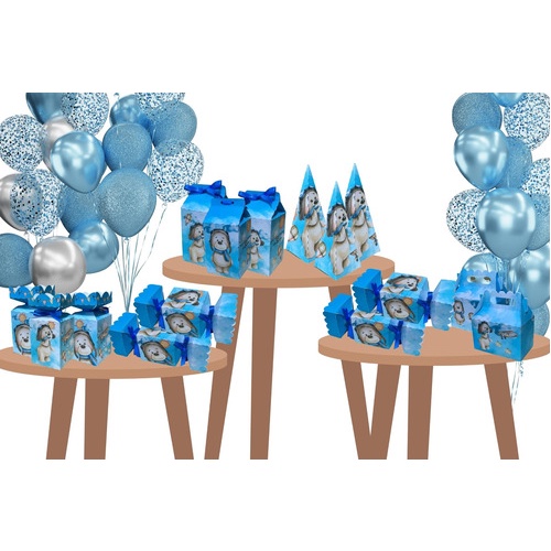 Kit Lembrancinha Ursinho Aniversário Infantil Festa Infantil Decoração