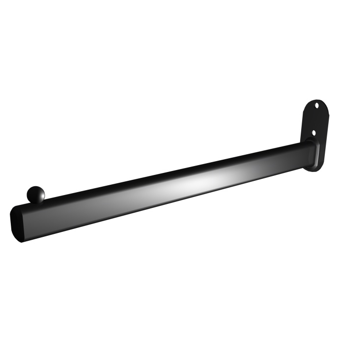 Arara para roupas Rt parede Reto 35cm