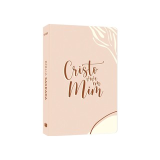 Bíblia Sagrada Cristo Vive | NVI | Letra Normal | Capa Flexivel em Oferta na Shopee