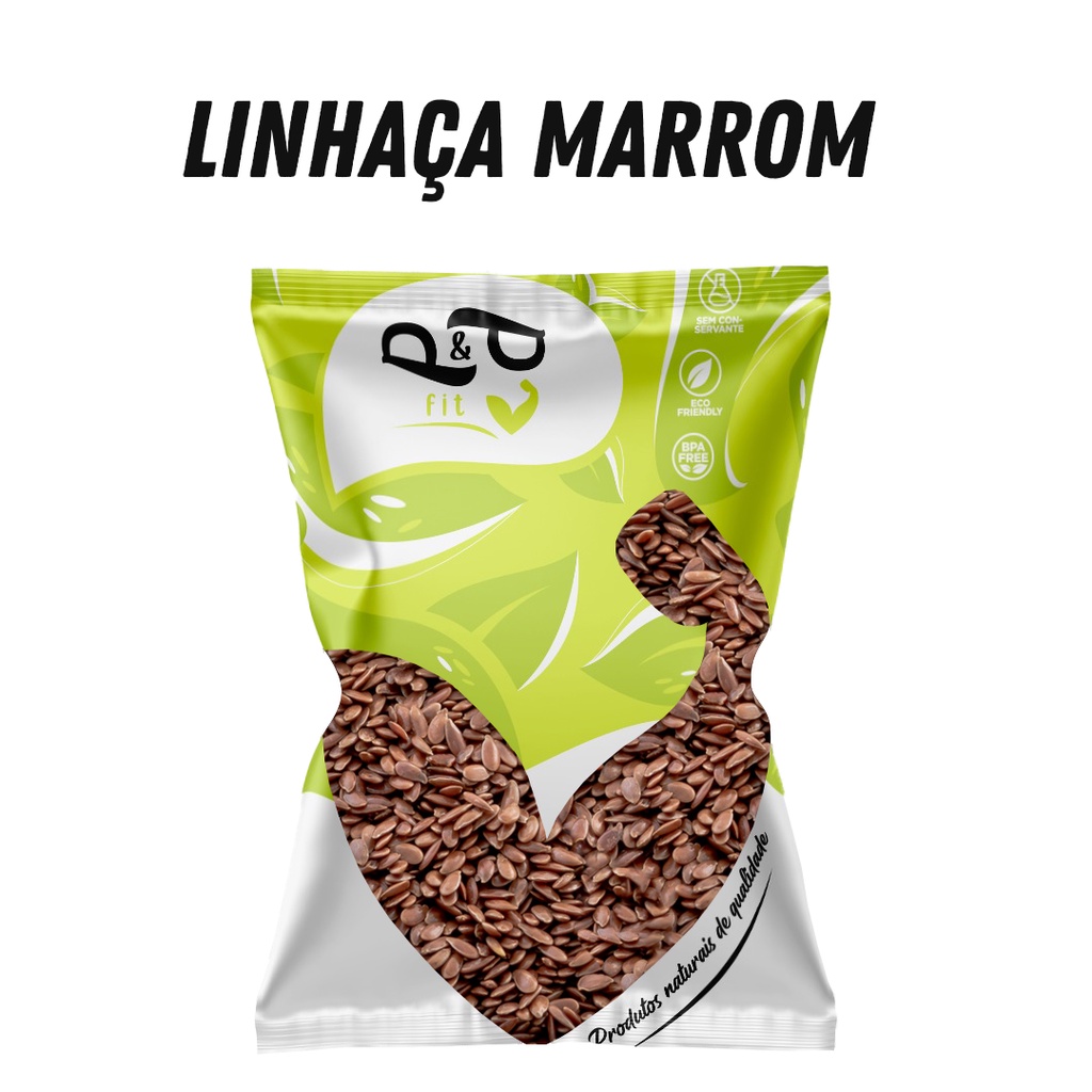 Semente de Linhaça Marrom Natural - P&P