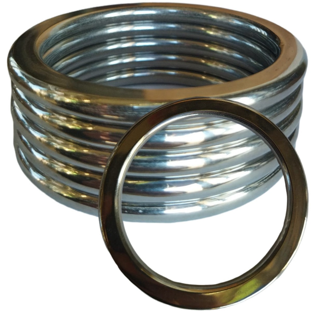 Argolas 19 Inox 6 Unidades Para Confecção de Traias e Acessórios do Cavalo