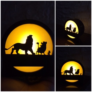 Luminária Geek de mesa O Rei Leão em Oferta na Shopee