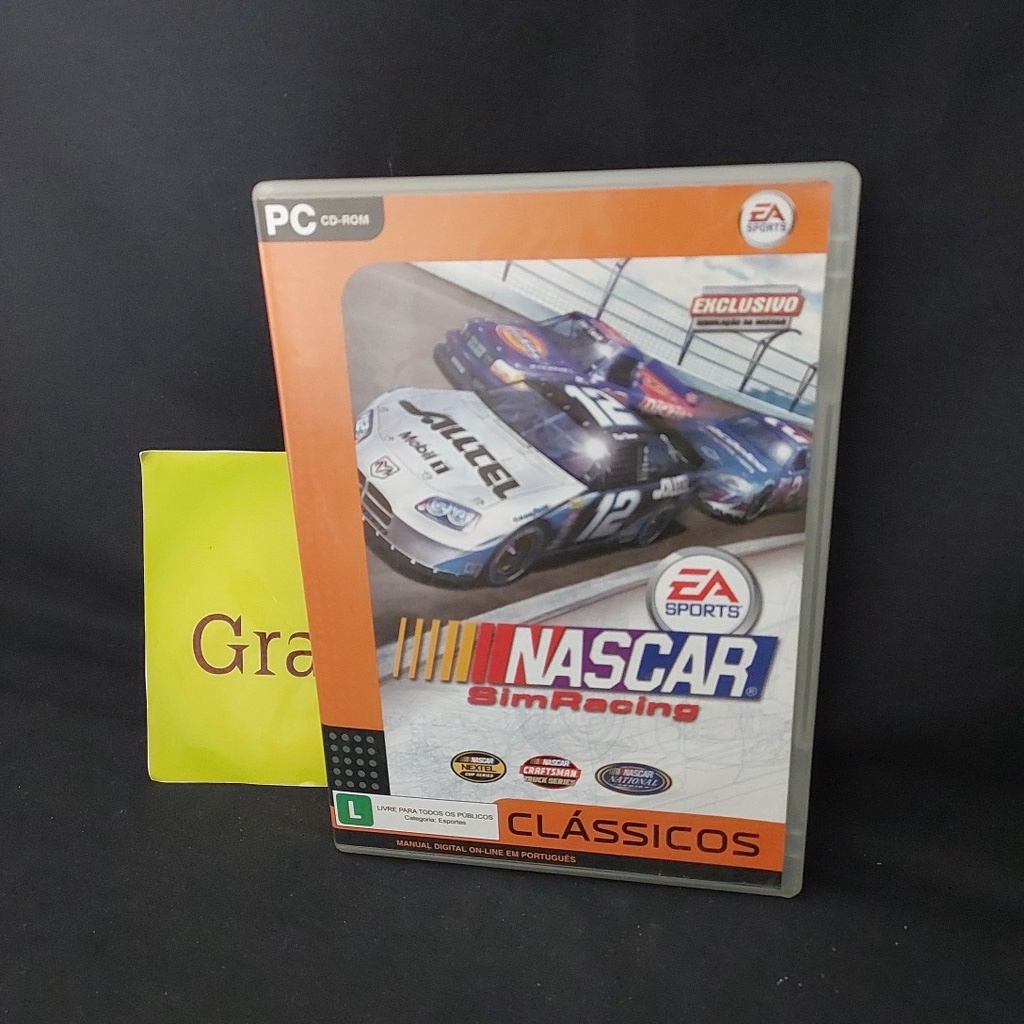 Nascar Sim Racing jogo PC CDRom original Shopee Brasil