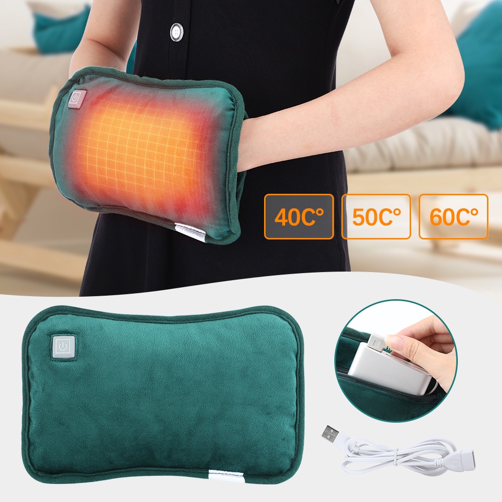 Aquecedor Elétrico Hailicare USB Carregamento Manual Térmico Portátil Infravermelho Pés Térmicos Portáteis De Mãos Almofada De Aquecimento Corporal Alívio Sem Bolsas De Água