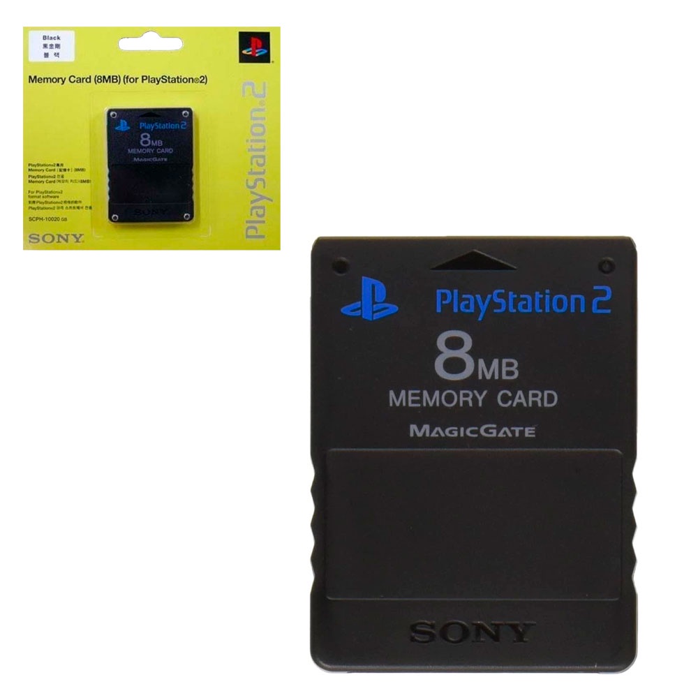 Memory Card Cartão de Memória 8MB para PS2 e PS1