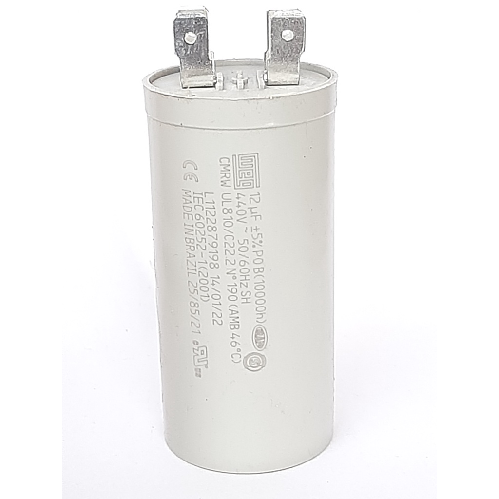Capacitor 12uf 440/450vac  Centrifuga Britania 127/220v