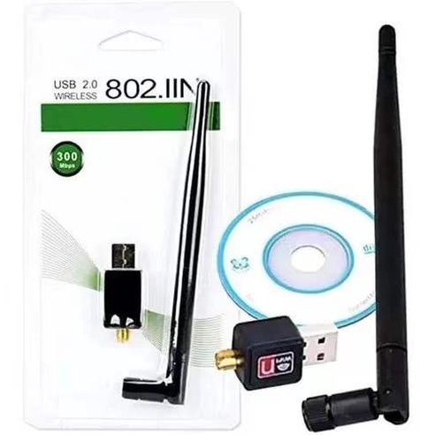 Antena Wifi Adaptador Wireless 600mb/s Usb Pc Notebook