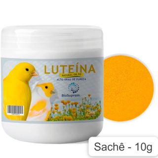 Luteína em pó p/ pássaros - BioSprem (10g) em Oferta na Shopee