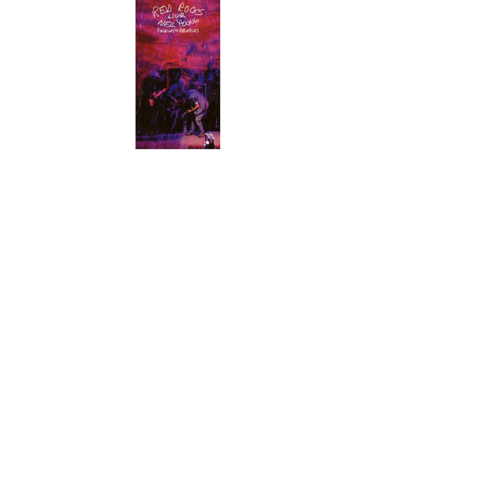vhs Neil Young Live at Red Rocks - Friends & Relatives [VHS]