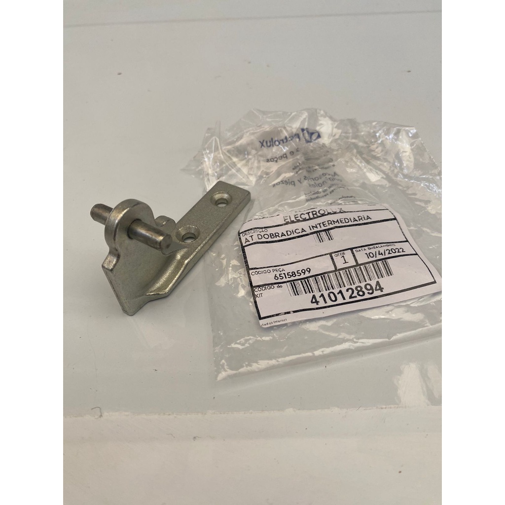 Dobradiça Intermediaria Refrigerador Electrolux Df34 / Df35 / Df42 - 65158599 Original