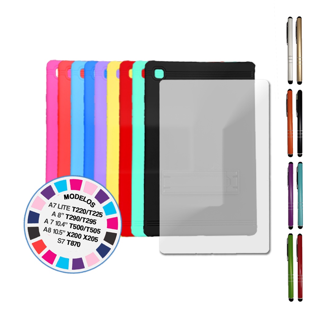 Capa Anti Impacto para Tablet Samsung Samsung Tab A 8 8.7  10.4  10.5 T500 T505  T290 T295A7 LITE T225 T220  A8 X200 X20