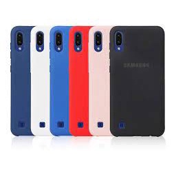Kit 2X1 Samsung Galaxy A10 / M10 - Capa Silicone Aveludada Colorida + Película Frontal em Vidro.