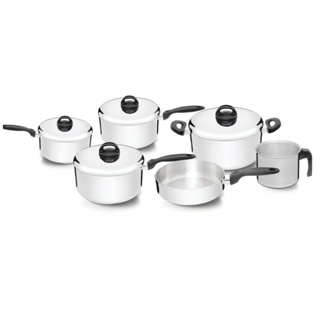 Conjunto de Panelas 6 Peças Nigro Polido 025521 em Oferta na Shopee