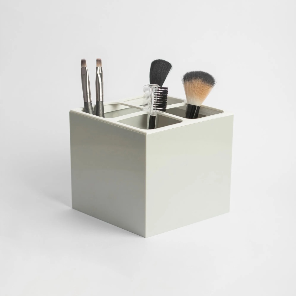 Porta-Maquiagem Minimalista Pincel Lápis Elegante Beleza Moderno Ambiente Organizar Sofisticado