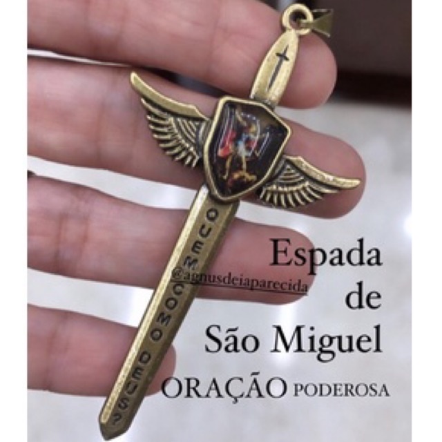 Espada de São Miguel Arcanjo em Oferta na Shopee