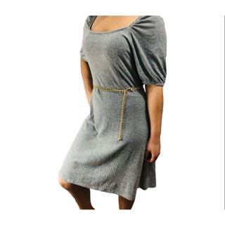 Cinto Feminino Metal Corrente Blogueira Fashion Plus Size Pingete Bolinha Dourado - Jennifer