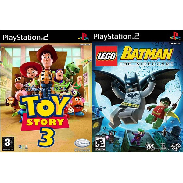 Kit Toy Story 3 + LEGO Batman The Videogame com 2 Jogos (PS2)