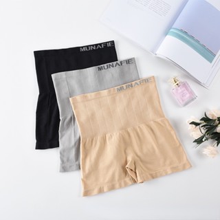 Calça De Segurança Feminina High-Waisted Belly-Narrowing Boxer Briefs Modelador