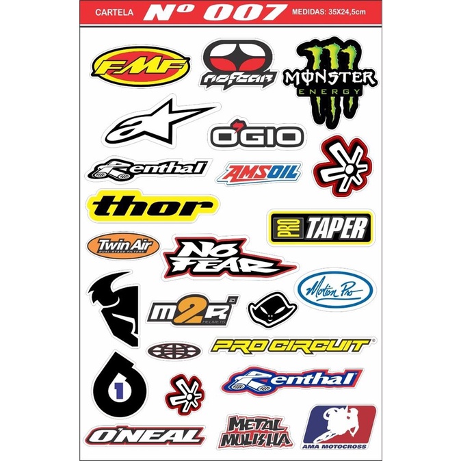 Adesivos Personalizados para Motocross: Onde Comprar | BuscaProdutos