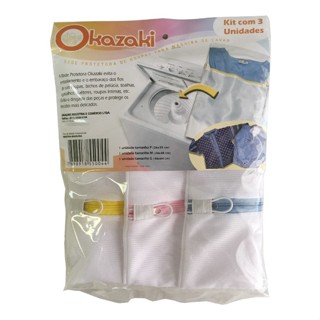 Kit 3 Sacos lavar Roupas Intima Delicada PMG Super Resistente