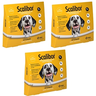 3 Coleira Scalibor 65cm Leishmaniose Antipulgas Original em Oferta na Shopee