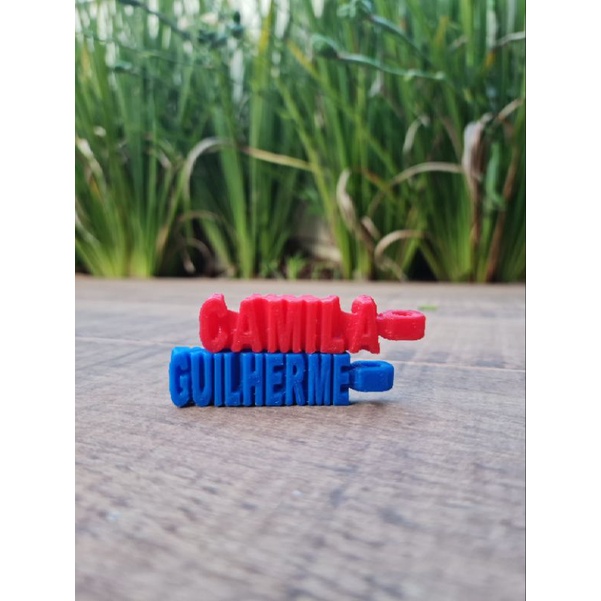 Chaveiro Personalizado de Nome em Impressão 3D