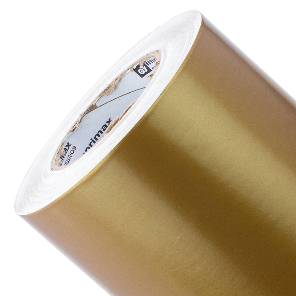 Adesivo vinil Ouro para móveis, paredes e eletrodomésticos 1 metro x 50cm