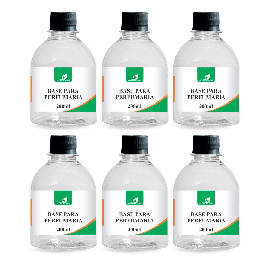 6 Bases Pronta Para Perfumaria 200ml