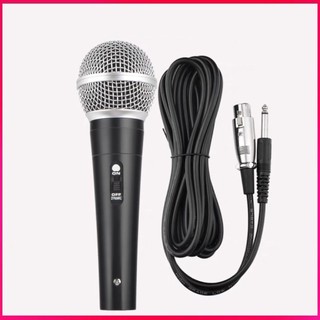 Microfone Profissional M58 cardióide com Cabo P10 5M