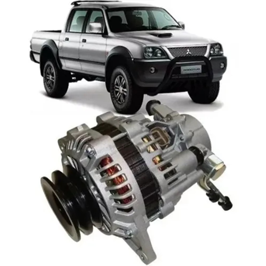 Alternador Com Bomba Vácuo L200 Gl Gls Hpe Sport 2.5 Diesel