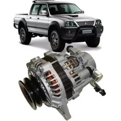 Alternador Com Bomba Vácuo L200 Gl Gls Hpe Sport 2.5 Diesel