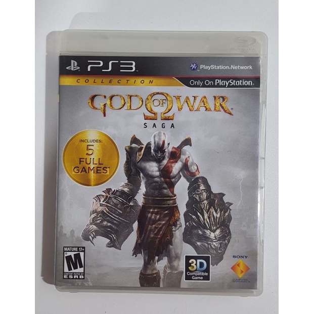 Jogo Sony 3d God Of War Saga 3 Games Em 2 Discos Para Ps3 em Promoção na  Americanas