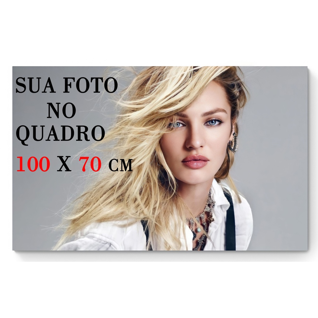 Quadro Decorativo PERSONALIZADO SUA FOTO, Envio em 24 horas em tela de tecido grande 100X70CM Não é adsivo, material de alta qualidade.