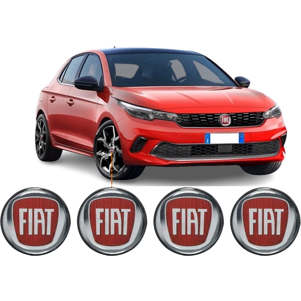 Jogo Calotinha Miolo Roda Fiat Siena 2014 2015 2016 2017