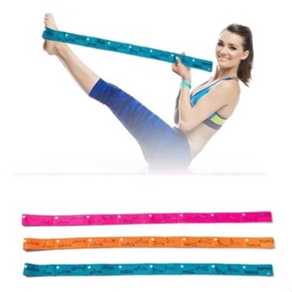 Fita Faixa Elástico Alongamento Yoga Pilates fisioterapia Com 8 Elos Tratamento em Oferta na Shopee