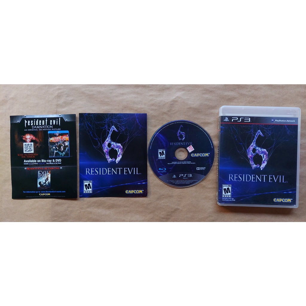 RESIDENT EVIL 6 PS3 PLAYSTATION 3
