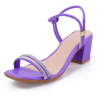 Sandália Feminina Salto Alto Moda Extra Confort Linha Cores