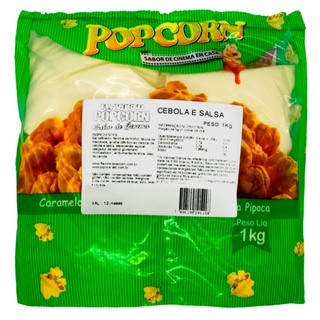 Temperos para Pipoca - Cebola e Salsa 1kg em Oferta na Shopee
