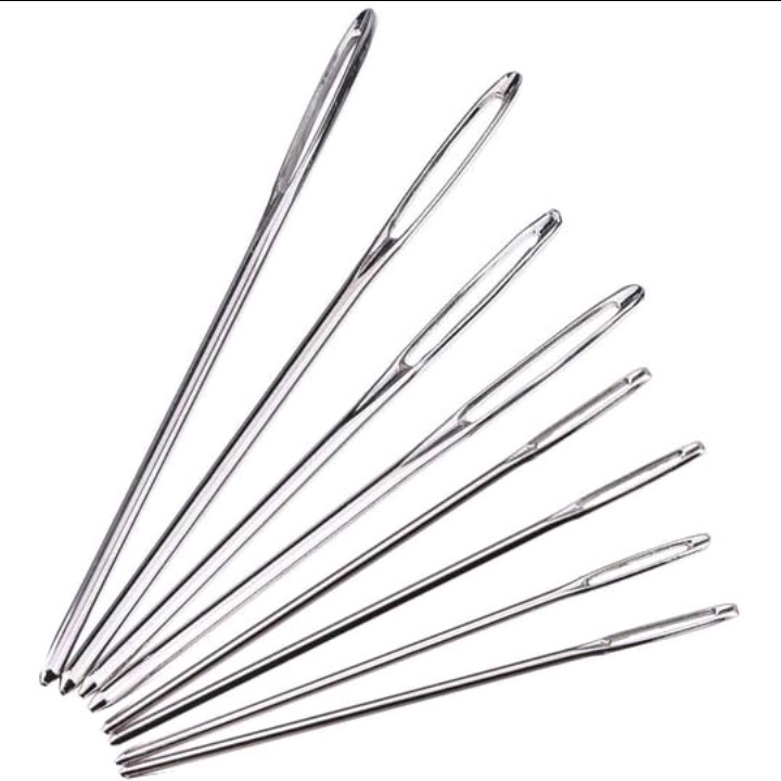 Agulha Kit C/ 14 Agulhas Tapestry Sem Ponta Para Bordar  Número : 13 / 14 / 16 / 18 / 20 /22 / 24 . em Oferta na Shopee