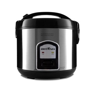 Panela de Arroz Elétrica 12 Xícaras Britânia Visor Glass – Preto – 220v – BPA12