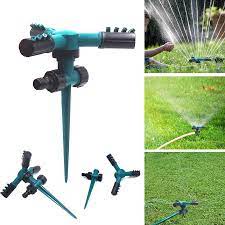 Irrigador Giratório Aspersor Jato Com Espeto
